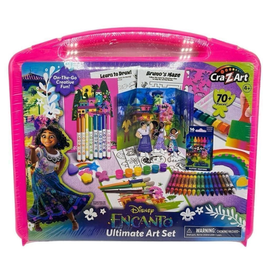 Cra-Z-Art Disney Encanto Ultimate Art Set 70+ Pieces New In‎ Plastic 4+